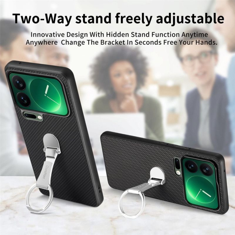 Puhelinkuoret Xiaomi 17 Pro Korttikotelo Ja Integroitu Jalusta