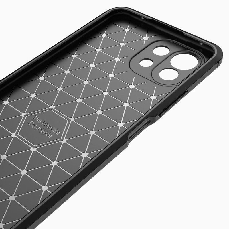 Case Kuoret Xiaomi Redmi Note 10 Pro Punainen Musta Puhelinkuoret Harjattu Hiilikuitu