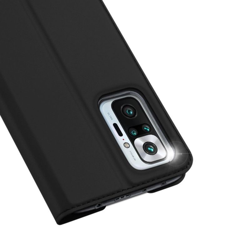 Flip Kotelot Xiaomi Redmi Note 10 Pro Tummansininen Musta Puhelinkuoret Pro Dux Ducis -Iho