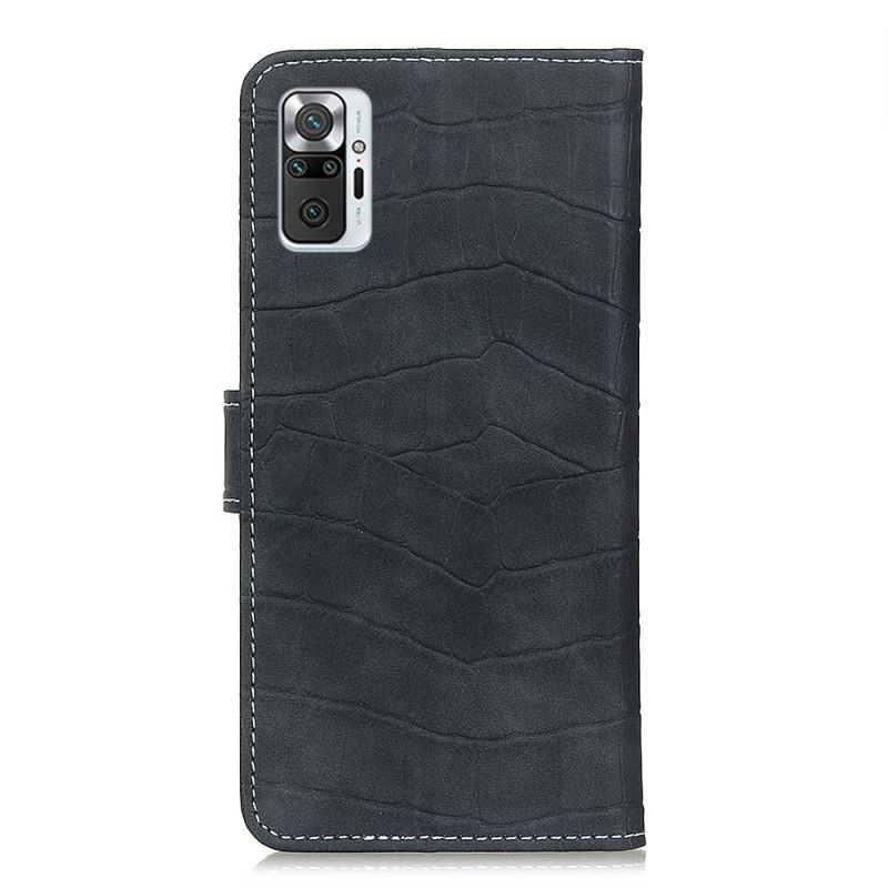 Kotelot Xiaomi Redmi Note 10 Pro Vaaleansininen Musta Krokotiiliteho