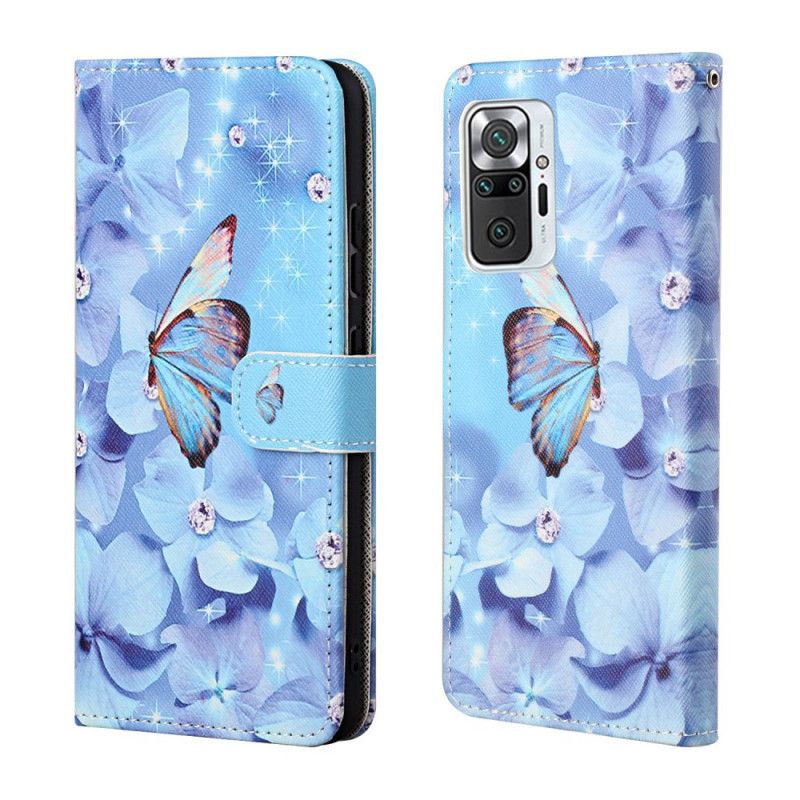 Suojakuori Xiaomi Redmi Note 10 Pro Puhelinkuoret Timanttiperhosia. Joissa On Remmi