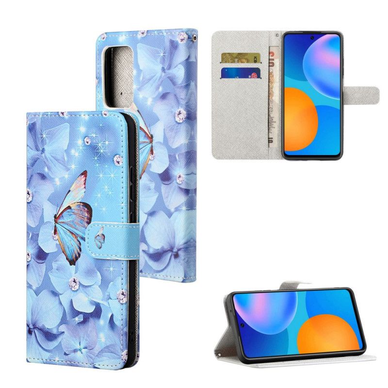 Suojakuori Xiaomi Redmi Note 10 Pro Puhelinkuoret Timanttiperhosia. Joissa On Remmi