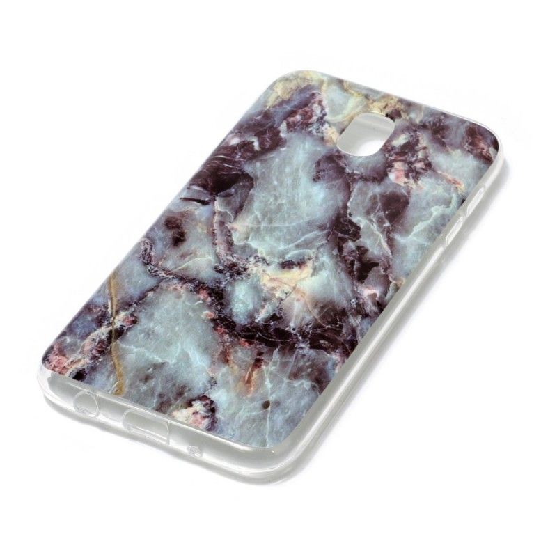 Case Kuoret Samsung Galaxy J5 2017 Magenta Valkoinen Puhelinkuoret Marmori