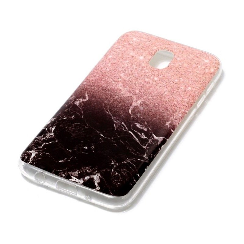 Case Kuoret Samsung Galaxy J5 2017 Valkoinen Musta Puhelinkuoret Marmori