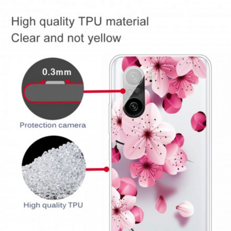 Kuori Xiaomi Mi 11i 5g / Poco F3 Pienet Vaaleanpunaiset Kukat