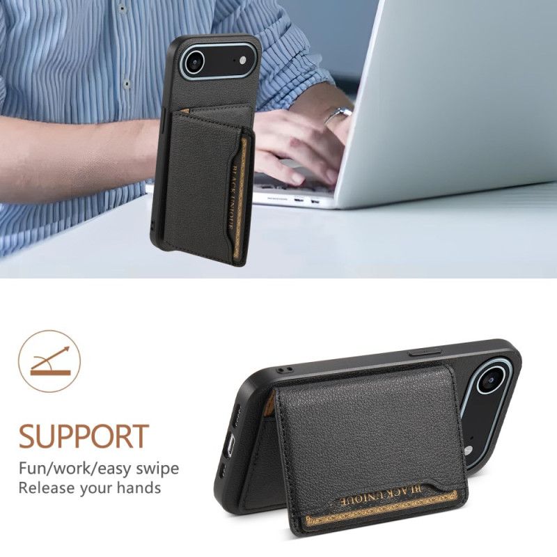 Kuori iPhone Air Ensiluokkainen Korttikotelo Ja Jalusta