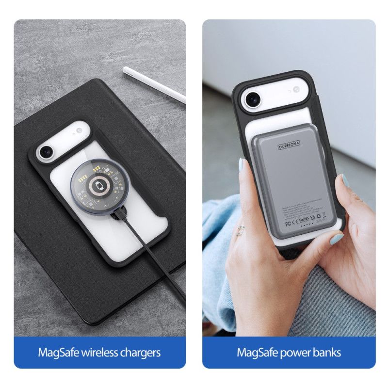 Nahkakotelo iPhone Air Magsafe Skin X Pro -sarjan Jalusta Dux Ducis