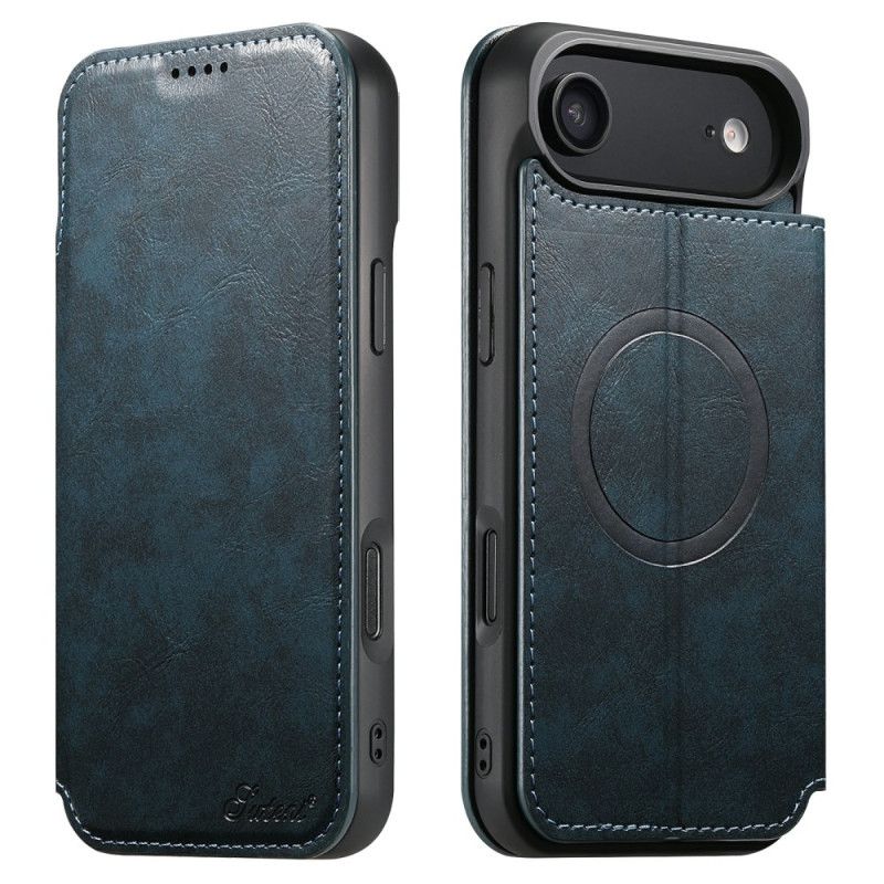 Nahkakotelo iPhone Air Magsafe-yhteensopiva Vintage-tyyliin Suojakuori