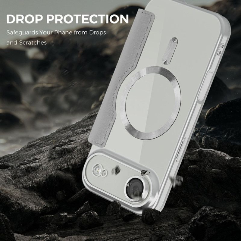 Nahkakotelo iPhone Air Puhelinkuoret Magsafe-yhteensopiva Tikattu