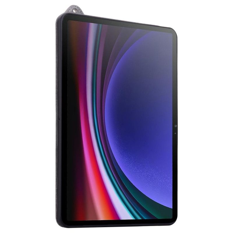 Case Samsung Galaxy Tab S10 Fe Puhelinkuoret Nahkaefekti Hihnalla
