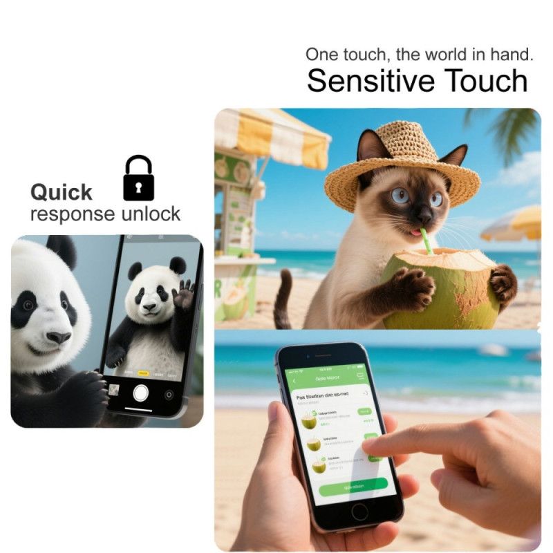 Karkaistusta Lasista Valmistettu Näytönsuoja Oneplus 15r (yhteensopiva Sormenjälkitunnistuksen Kanssa)