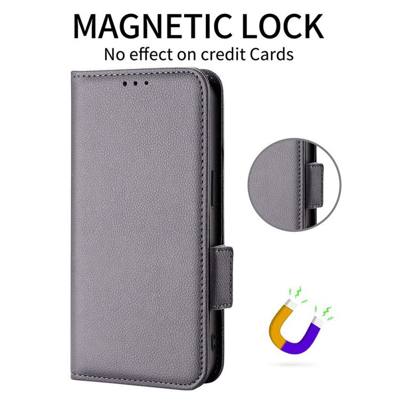 Kotelot Oneplus 15r Puhelinkuoret Litsikuvioinen Tekonahka Hihnalla