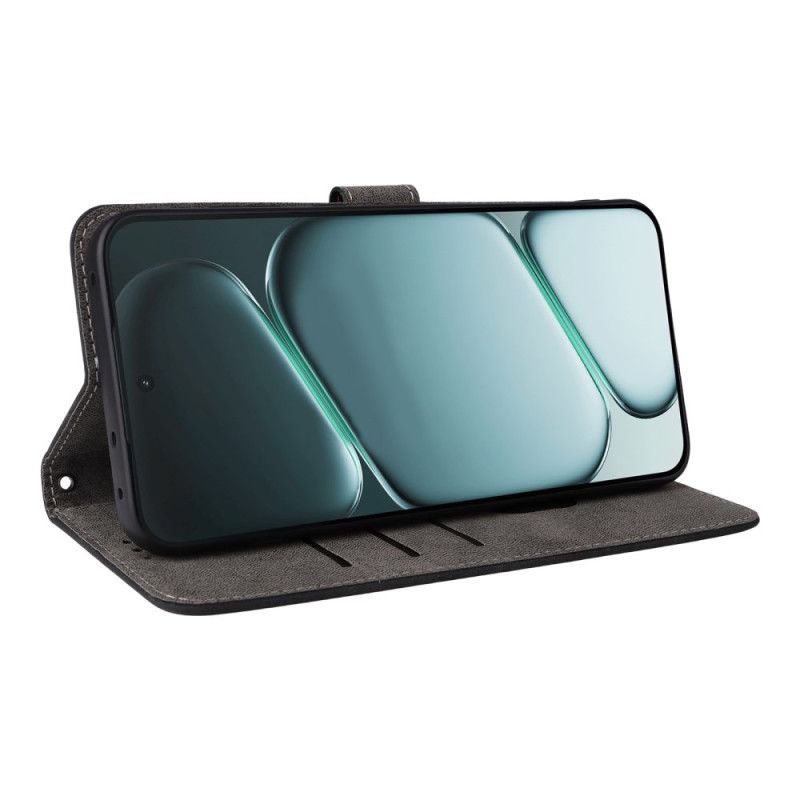 Kotelot Oneplus 15r Rfid-suojattu Mokkanahkaefekti