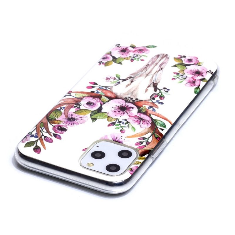 Kuori iPhone 11 Pro Fluoresoiva Kukallinen Hirvi Suojakuori