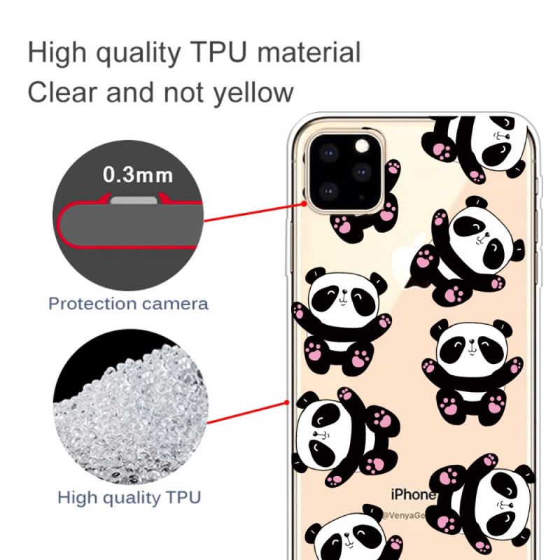 Kuori iPhone 11 Pro Hauskimmat Pandat