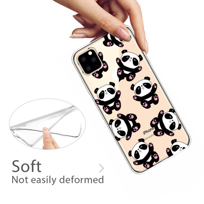 Kuori iPhone 11 Pro Hauskimmat Pandat