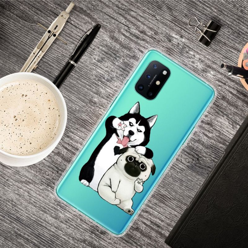 Kuori OnePlus 8T Hauskoja Koiria Suojakuori