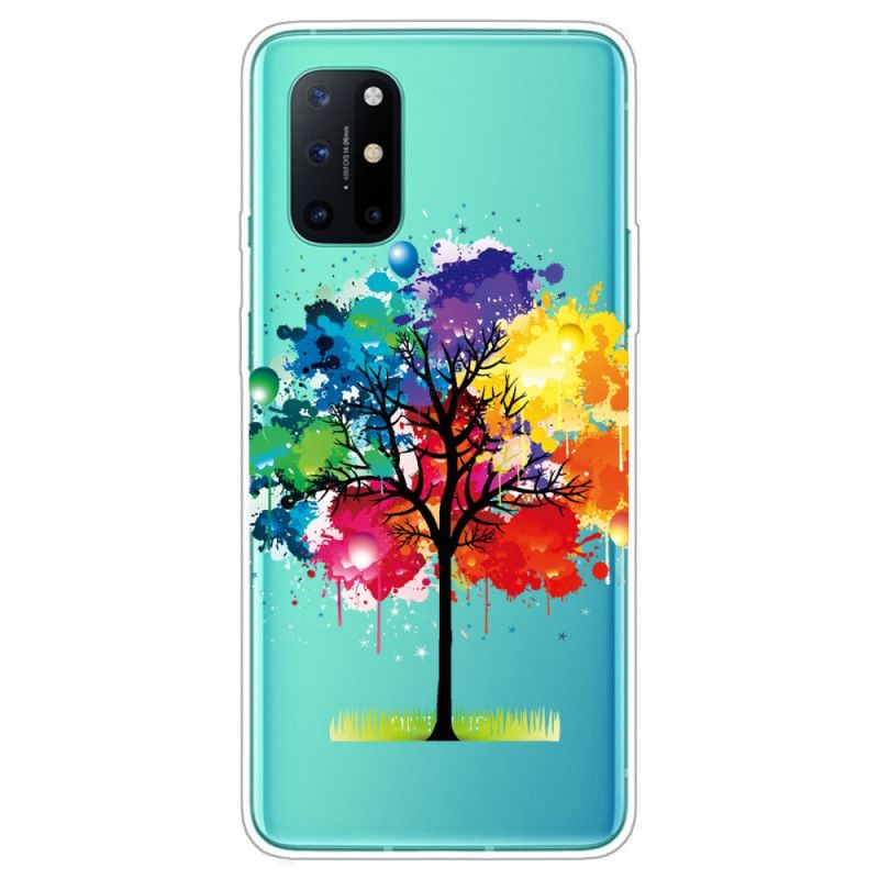 Kuori OnePlus 8T Läpinäkyvä Vesiväripuu