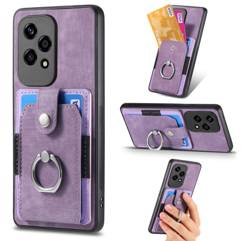 Kuori Honor 200 Lite Retro Korttitelineellä Ja Sormustelineellä Suojakuori