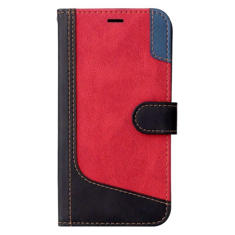 Nahkakotelo Honor 200 Lite Tricolor Hihnalla