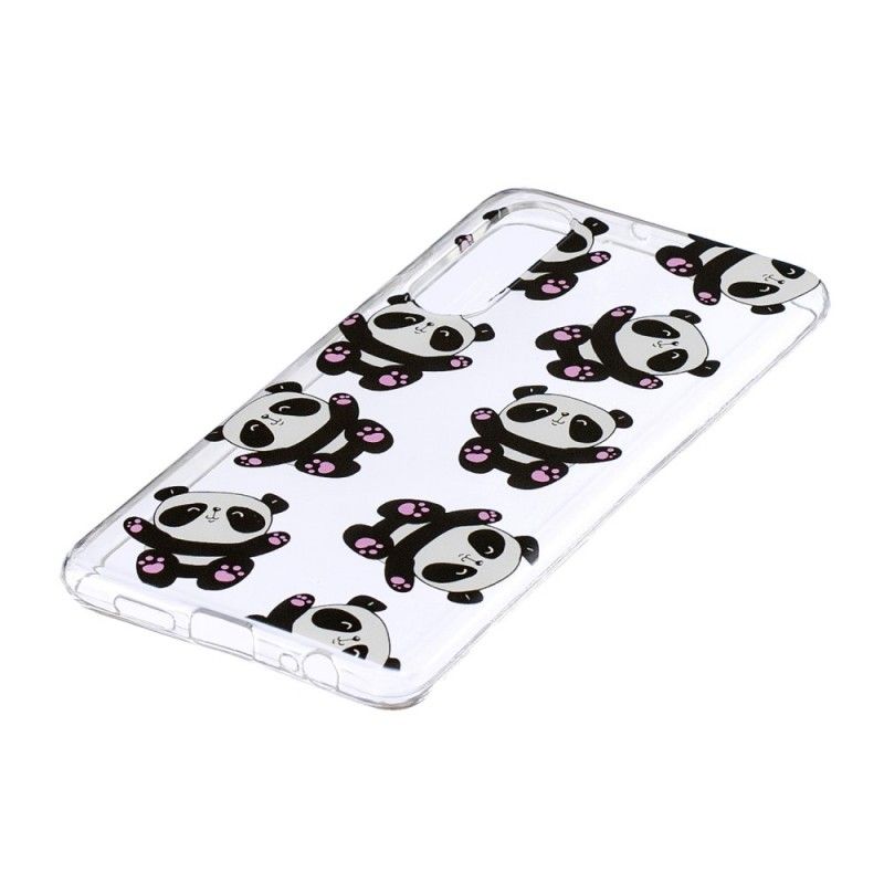 Case Kuoret Huawei P30 Puhelinkuoret Läpinäkyvät Pandat Pitävät Hauskaa
