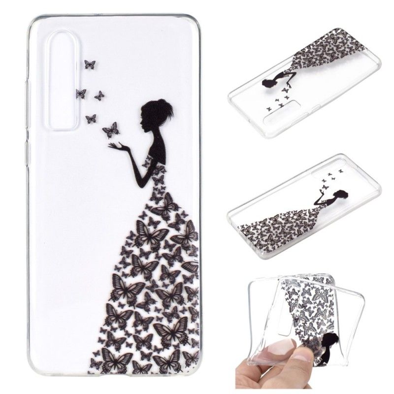 Kuori Huawei P30 Läpinäkyvä Perhospuku