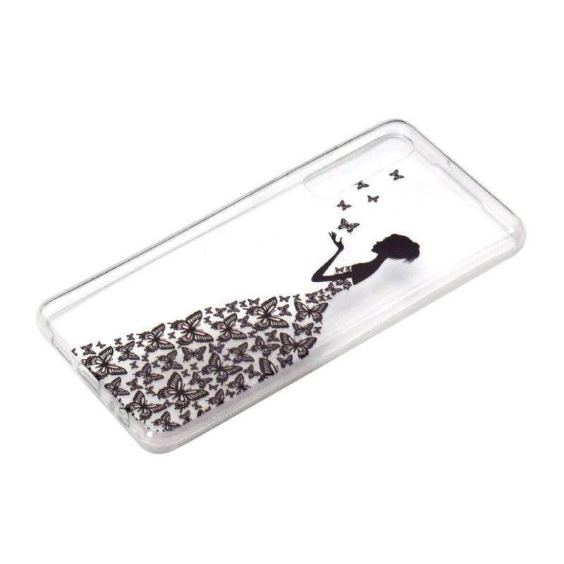 Kuori Huawei P30 Läpinäkyvä Perhospuku