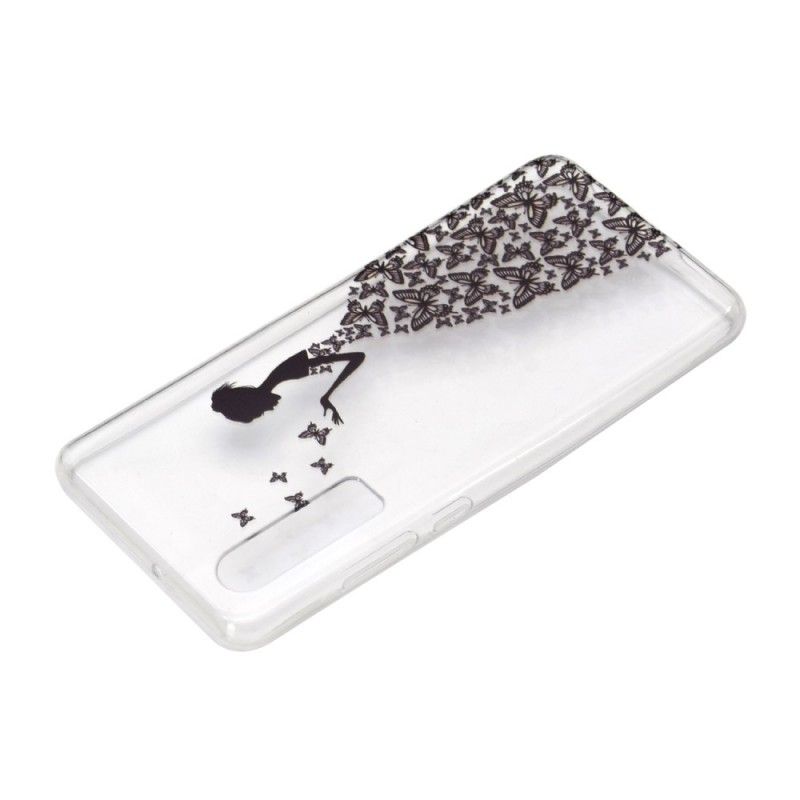 Kuori Huawei P30 Läpinäkyvä Perhospuku