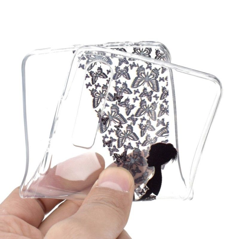 Kuori Huawei P30 Läpinäkyvä Perhospuku