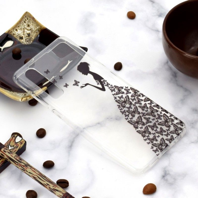Kuori Huawei P30 Läpinäkyvä Perhospuku