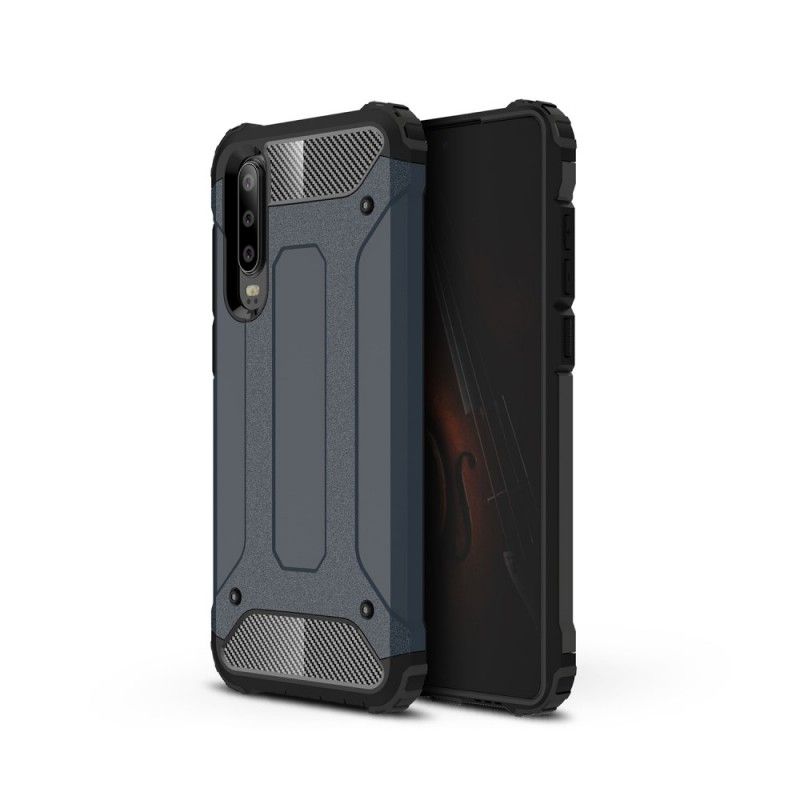 Kuori Huawei P30 Punainen Musta Perhe Suojakuori