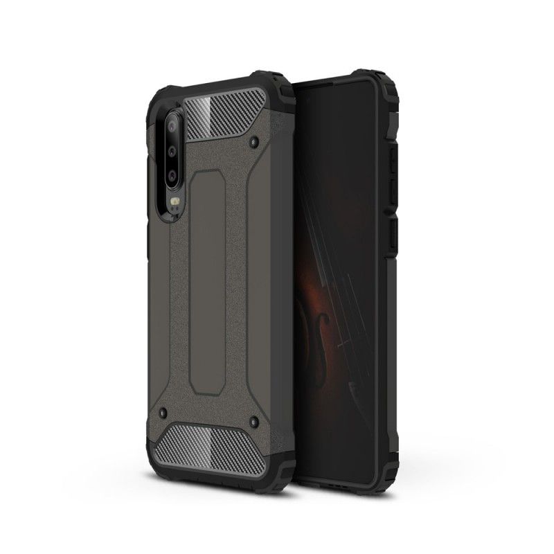 Kuori Huawei P30 Punainen Musta Perhe Suojakuori