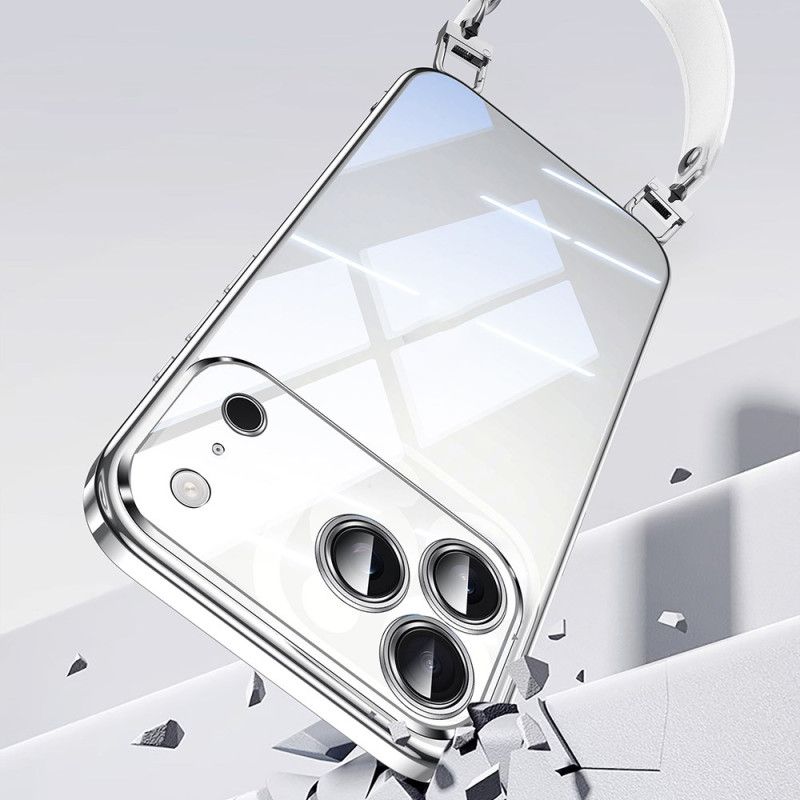 Case iPhone 17 Pro Max Puhelinkuoret Läpinäkyvä Nauhalla