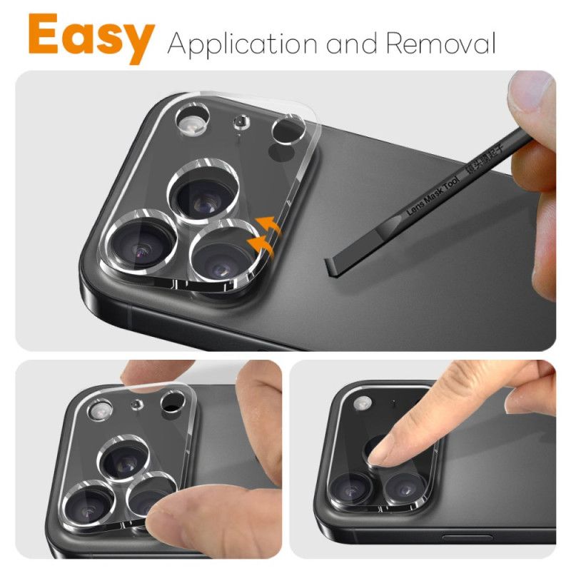 Karkaistusta Lasisesta Linssinsuojasta Valmistettu iPhone 17 Pro Maxille (kirkas)