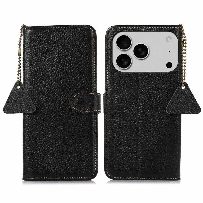 Kotelot iPhone 17 Pro Max Rfid Teksturoitu Litsi-nahka