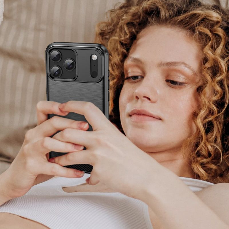 Kuori iPhone 17 Pro Max Harjattu Hiilikuitu