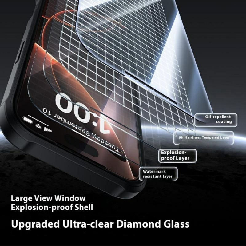 Kuori iPhone 17 Pro Max Kaksipuolinen Kirkas Suojakuori Suojakuori