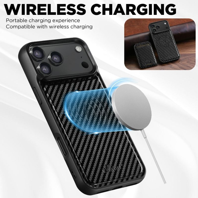 Kuori iPhone 17 Pro Max Magsafe-yhteensopiva Irrotettava Korttikotelo