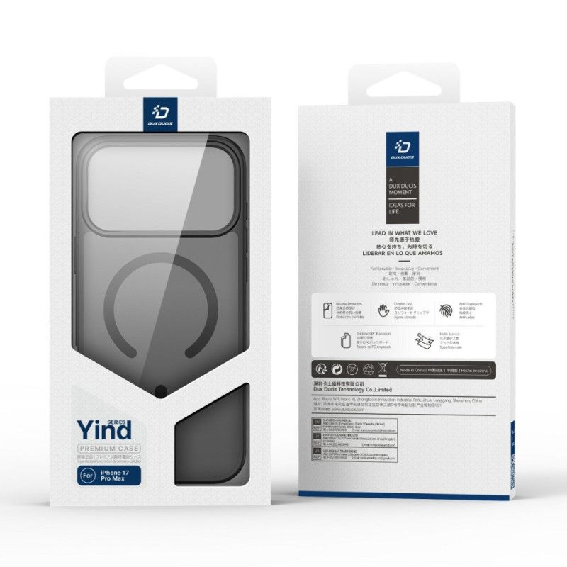 Kuori iPhone 17 Pro Max Magsafe Yind -sarja Dux Ducis Suojakuori