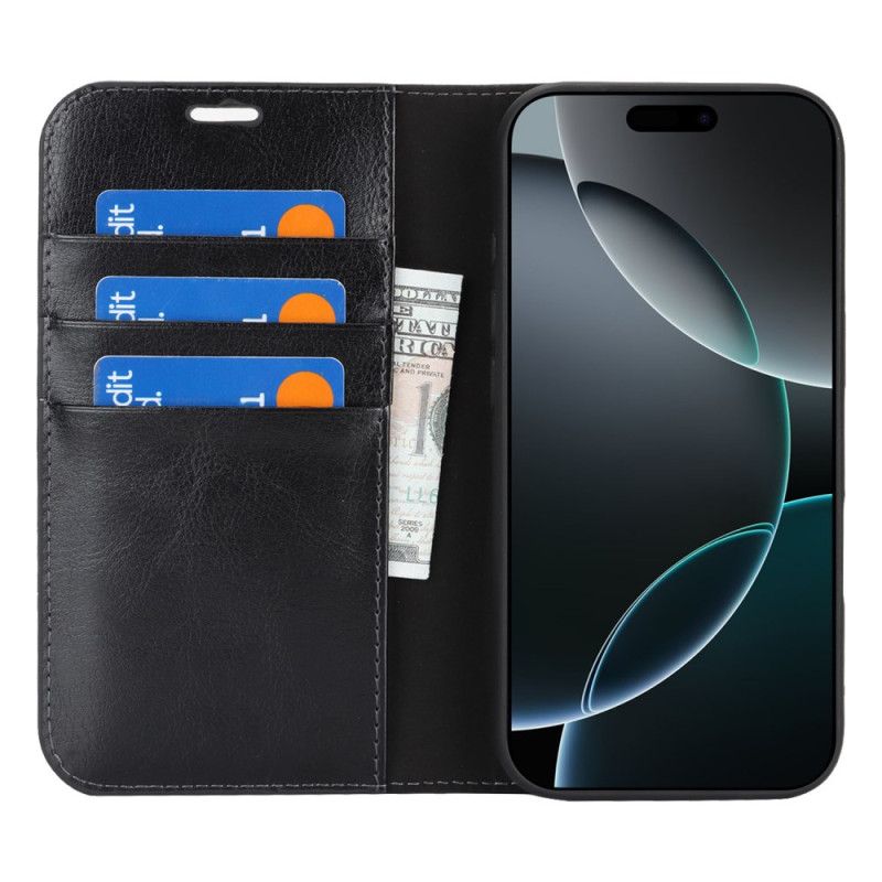 Nahkakotelo iPhone 17 Pro Max Aitoa Nahkaa