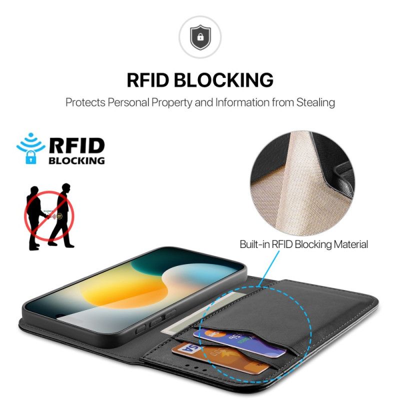 Nahkakotelo iPhone 17 Pro Max Dux Ducis Hivo -sarja