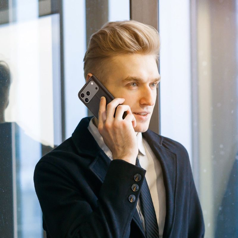 Nahkakotelo iPhone 17 Pro Max Dux Ducis Hivo -sarja