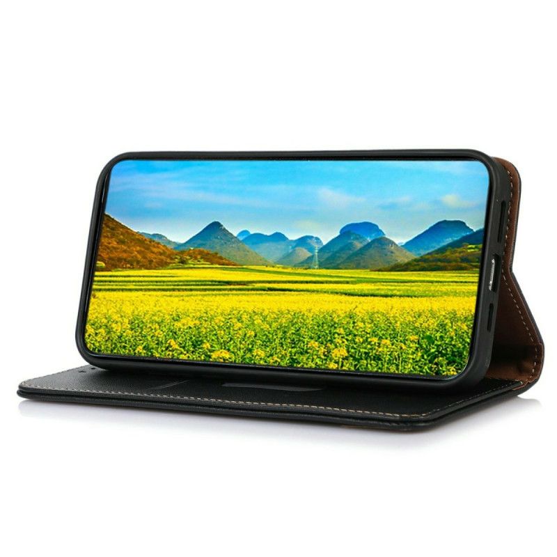 Nahkakotelo iPhone 17 Pro Max Ensiluokkainen Nahka Khazneh Suojakuori