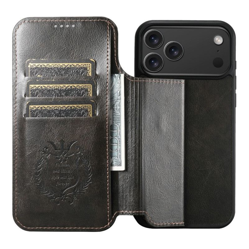 Nahkakotelo iPhone 17 Pro Max Magsafe-yhteensopiva