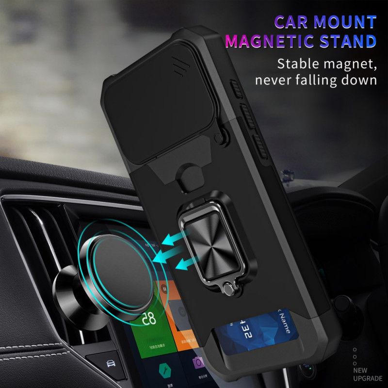 Puhelinkuoret iPhone 17 Pro Max Kestävä Jalusta Ja Liukuva Kansi