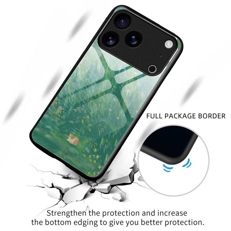 Puhelinkuoret iPhone 17 Pro Max Kissakuvioinen Karkaistu Lasi