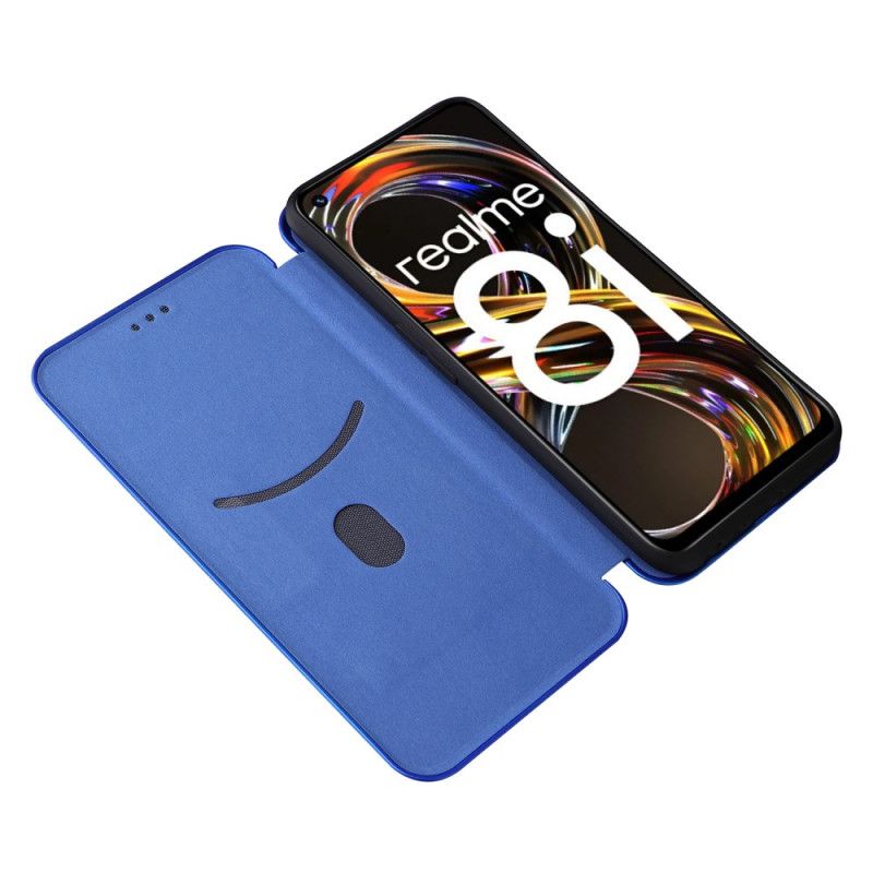 Flip Kotelot Realme 8i Hiilikuitua