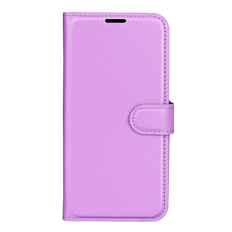 Kotelot Realme 8i Puhelinkuoret Classic Litchi Faux Leather