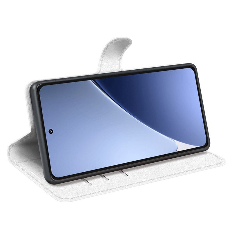 Kotelot Xiaomi 15 Pro Klassinen Litsi-keinonahkanauha