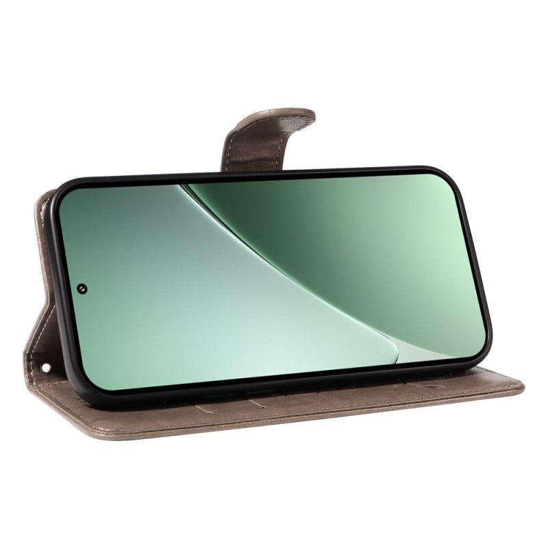 Kotelot Xiaomi 15 Pro Kukka- Ja Perhoskuvio